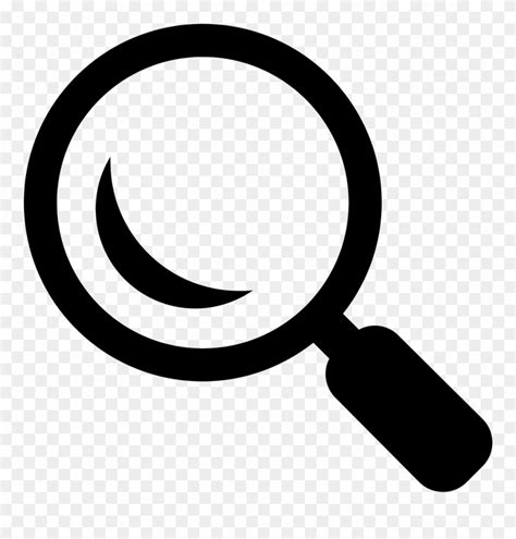 Download Search Magnifying Glass Icon - Black Search Icon Png Clipart (#153148) - PinClipart