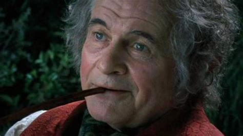 Actor Ian Holm, known for playing Bilbo Baggins in the Lord of the ...