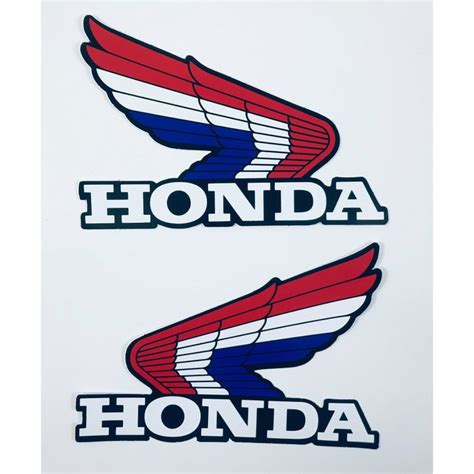 Honda Sticker Wing Retro Classic PVC Wings Logo Motorcycle Car JDM ...