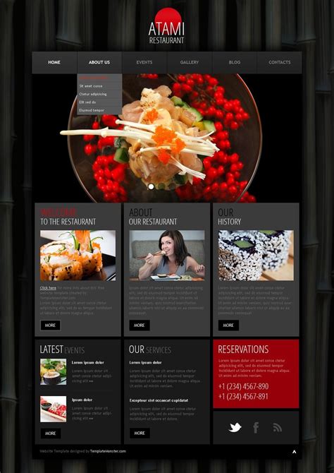 Free WordPress Theme - Restaurant