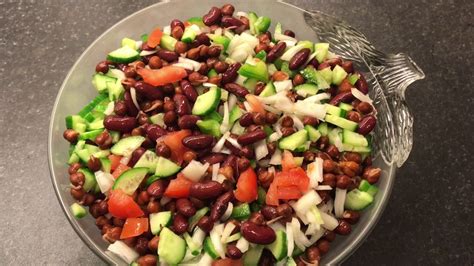 Red Kidney Beans Salad | Beans and Cucumber Salad | Diet Salad | Nina Recipe - YouTube