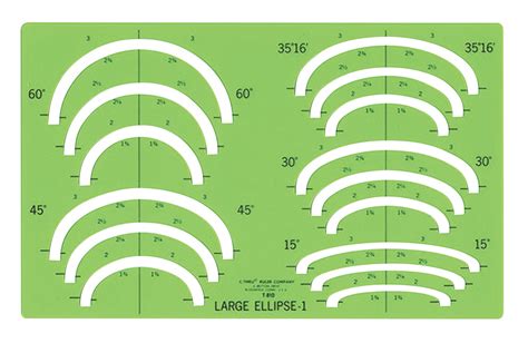 Printable Ellipse Template - Printable Templates