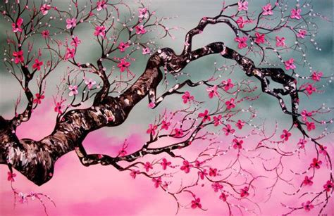 [Get 34+] Acrylic Japanese Cherry Blossom Tree Painting