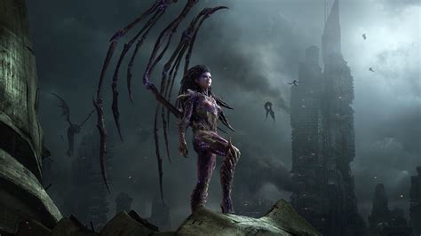 video games swarm Sarah Kerrigan Queen Of Blades StarCraft II Starcraft II: Heart of the Swarm ...