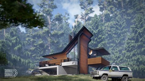 Kalagan holiday house in Masal, Iran by|Visualization | Bouw, Japan