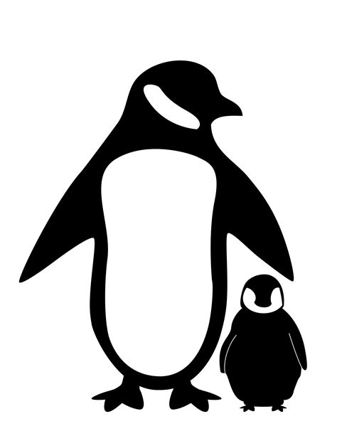 pinguoin | Penguin silhouette, Animal silhouettes, Animal silhouette