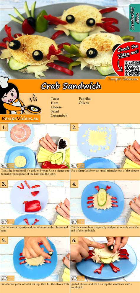 CRAB SANDWICH RECIPE WITH VIDEO - Simple Crab Sandwich Recipe