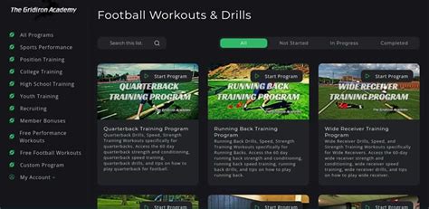 American Football Training Programs for All Levels: Gridiron
