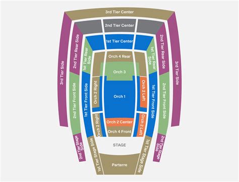 David Geffen Hall Seating Charts