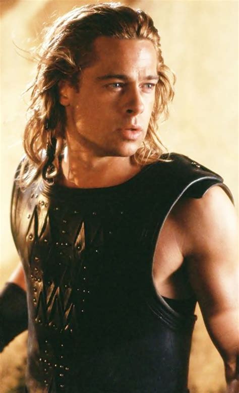 Brad Pitt as Achilles in Troy... he's so hot in this movie, it's ridiculous | Brad pitt, Brad ...