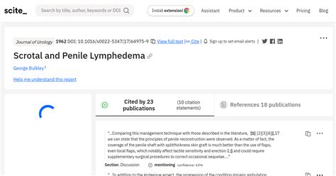 Scrotal and Penile Lymphedema - [scite report]