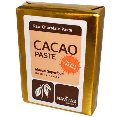 Navitas Organics, Cacao Paste, Organic Chocolate Paste, 16 oz (454 g) (Discontinued Item) | Most ...