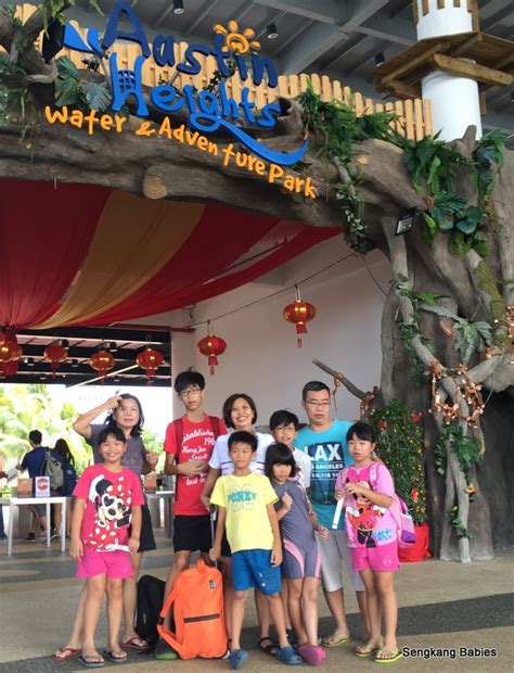 Fun at Austin Heights Water Adventure Park - Sengkang Babies