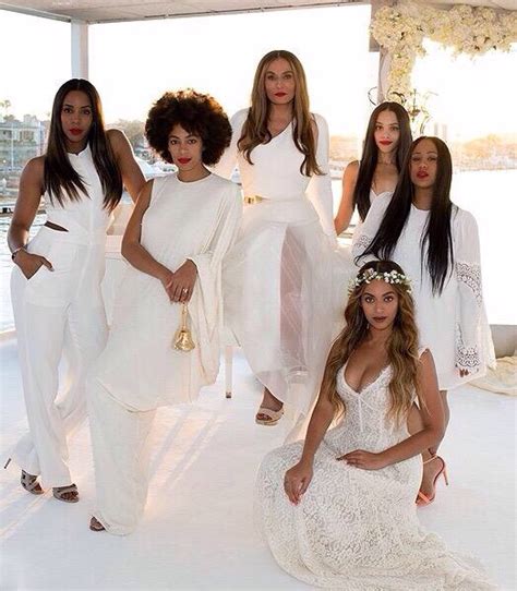 Tina Knowles & Richard Lawson's All White Wedding – Beyoncé, Solange ...