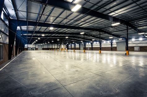 Large Empty Warehouse ~ Industrial Photos ~ Creative Market