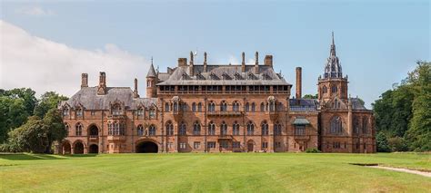 Mount Stuart House on the east coast of the Isle of Bute, Scotland. Built in the late 1870s ...