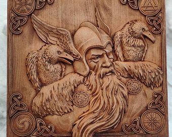 Norse goddess Freyja Home Decor wood carving Viking Mythology Gods ...