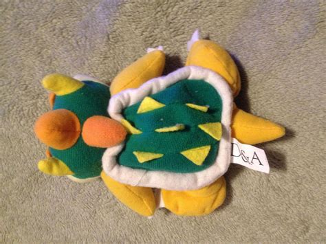 SUPER MARIO NINTENDO 64 BOWSER PLUSH PLUSHIE BEANIE BEAN BAG NO TAG ...