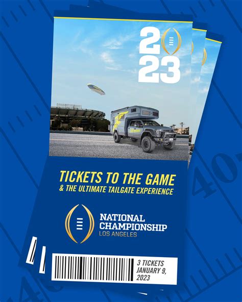 Win Tickets to the CFP National Championship | ticket | We’ve got our tickets to the CFP ...