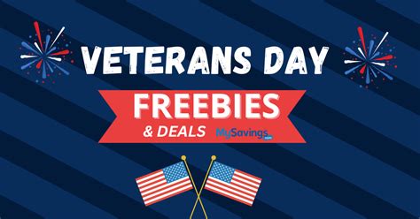 Veteran's Day Freebies 2023 - Free Meals, Discounts, and More - Free Stuff & Freebies