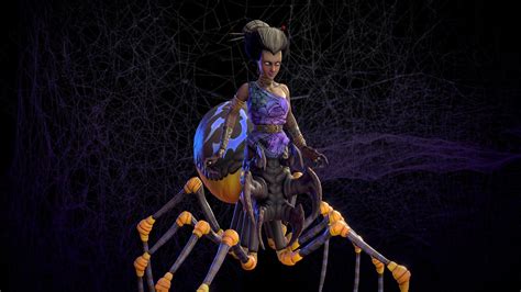 Arachne, the First Spider - Download Free 3D model by TooManyDemons ...