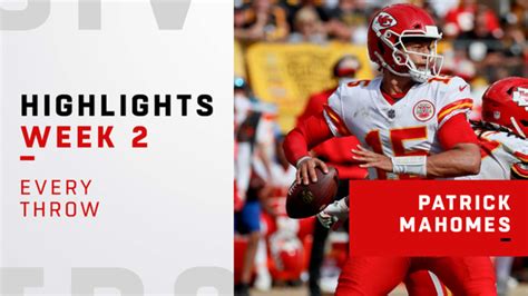 Chiefs vs. Steelers: Patrick Mahomes Highlights