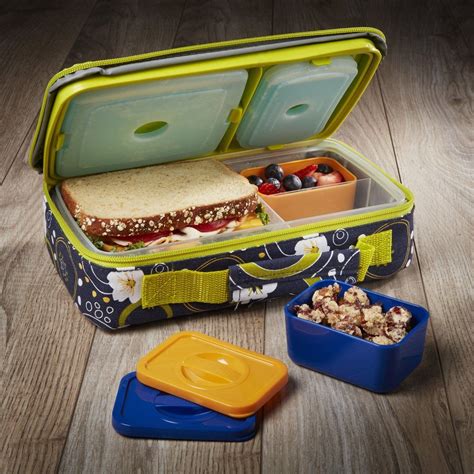 Bento Lunch Kit with Insulated Carry Bag | Lunch kit, 21 day fix meal plan, Lunch