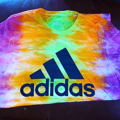 Custom Tiedye Adidas Shirt | Etsy