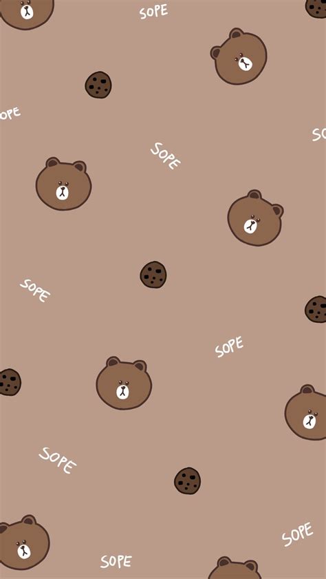 Pin by まんぷくまる くいしんぼう on wallpaper Nouf | Kawaii wallpaper, Bear ...