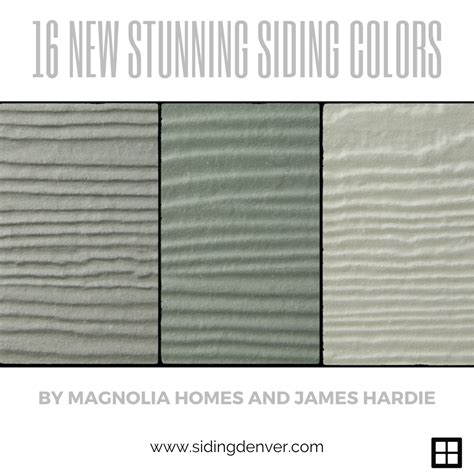 16 New Stunning Siding Colors by Magnolia Homes and James Hardie - Denver Siding Contractor