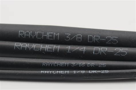 RAYCHEM DR-25 HEATSHRINK 1/8", 3/16", 1/4", 3/8" - GR Motorsport Electrics