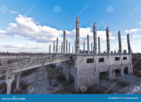 Building of an Industrial Complex Stock Image - Image of background ...