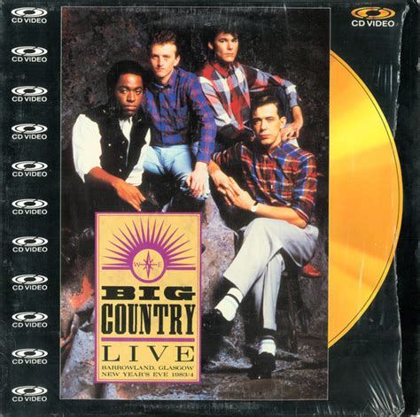 Big Country - Live (1988, CDV) | Discogs