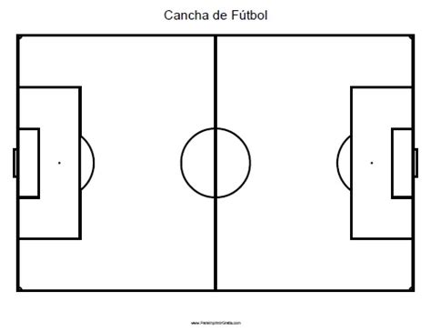 Cancha de futbol para dibujar - Imagui