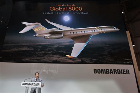 Bombardier launches latest ultra-long range business jet Global 8000