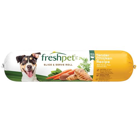 Freshpet Healthy & Natural Dog Food, Fresh Chicken Roll, 1lb - Walmart.com