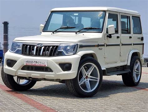 2020 Mahindra Bolero Fitted With 20-Inch Wheels Brings G-Wagon Vibes