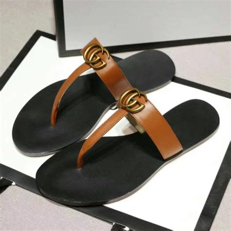 Buy Cheap Women's Gucci leather Slippers gucci flip flops #9120220 from AAAClothing.is