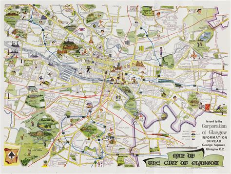 Map Of Glasgow Attractions