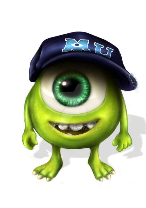 Monsters University - Mike Wazowski by Sarella18 on DeviantArt