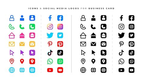 Free Vector | Social Media Logos and Icons Set