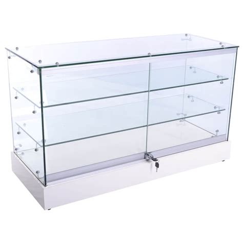 Retail Counter Displays: Locking Glass Countertop Showcase Specialty ...