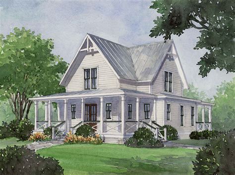 Four Gables - - Print | Southern Living House Plans