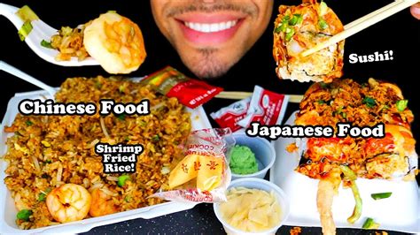 CHINESE FOOD VS JAPANESE FOOD CHALLENGE - YouTube