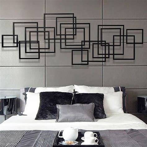 Metal Frame Artwork for Wall,metal Geometric Wall Hanging, Metal Square ...