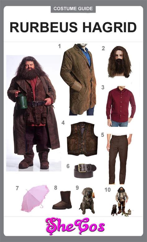 harry potter hagrid costume guide Hagrid Costume, Harry Potter Family Costume, Harry Potter ...