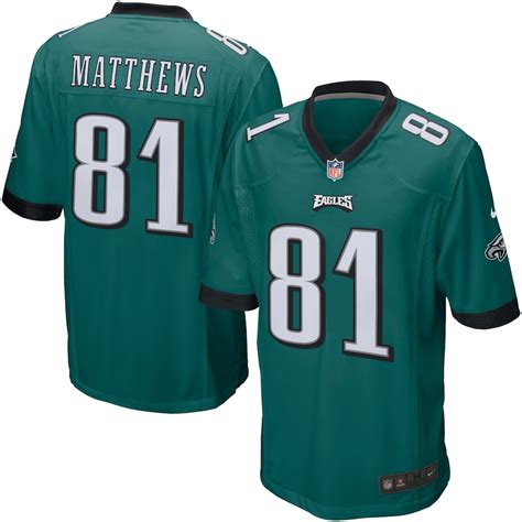 Mens Philadelphia Eagles Jordan Matthews Nike Midnight Green Game Jersey