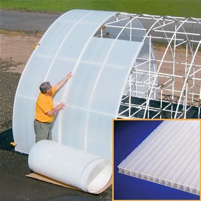 Clear Greenhouse Corrugated Plastic Sheets Solexx Greenhouses and Insulated Greenhouse Covering ...