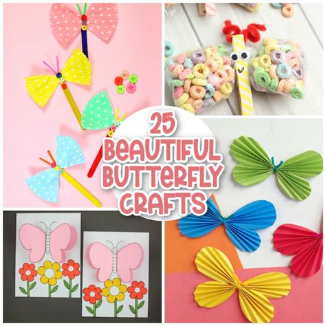 25 Beautiful Butterfly Crafts for Kids of all Ages - Messy Little Monster