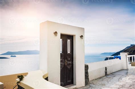 White architecture on Santorini island, Greece 898665 Stock Photo at Vecteezy